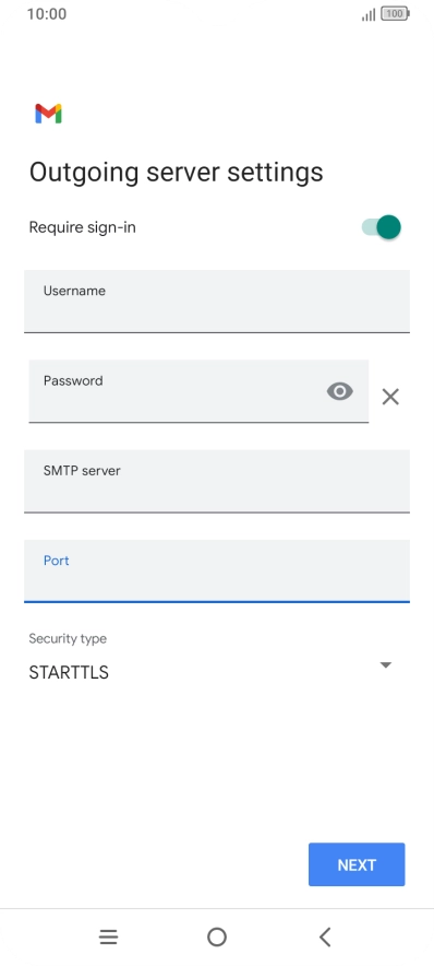 Press the drop down list below 