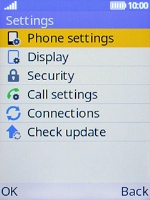 Select Phone settings.