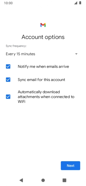 Press the drop down list below 