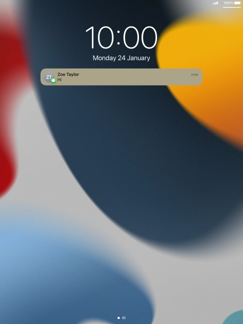 Press the required notification and follow the instructions on the screen to use the selected function.