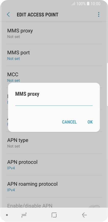 Key in 10.202.002.060 and press OK.