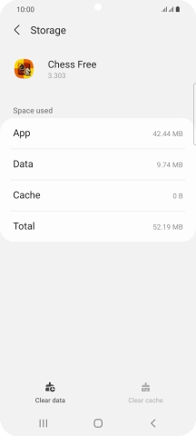 Press the Home key to return to the home screen.