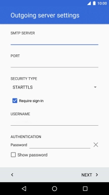 Press the field below 
