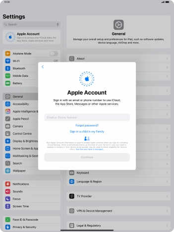 Press Email or Phone Number and key in the username for your Apple ID.