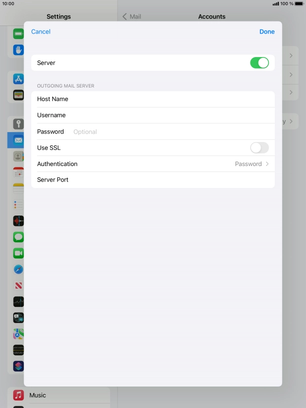 Press Authentication.