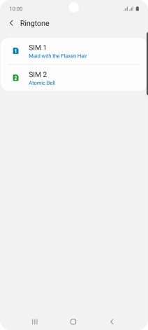 Press the Home key to return to the home screen.