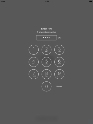 Key in your PIN and press OK.