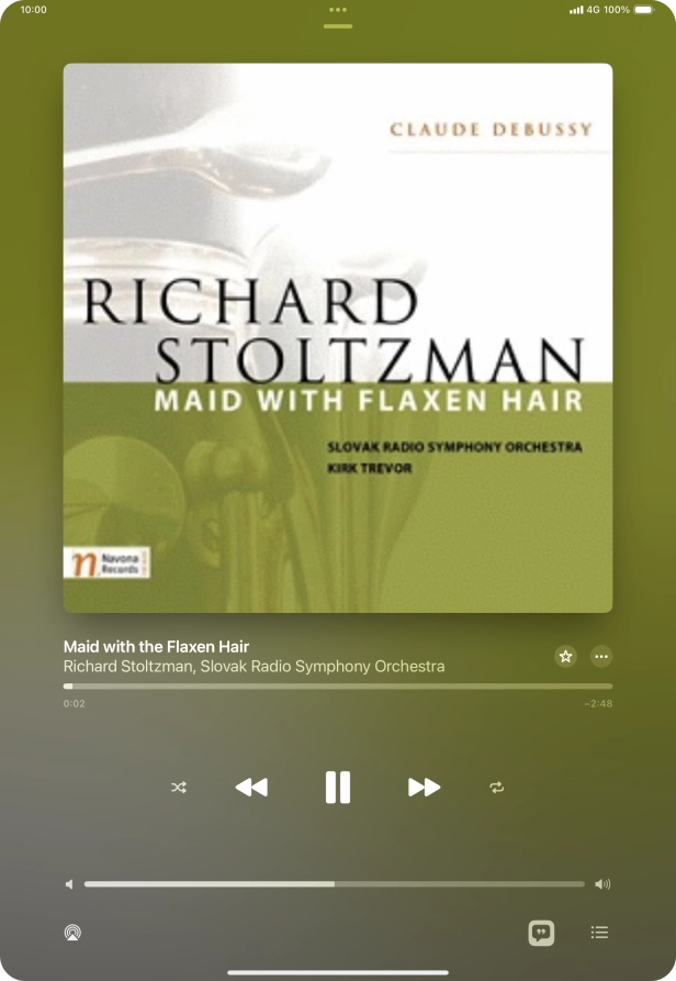 Press arrow right to go to the next audio file.