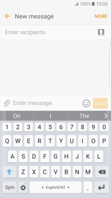 Open a new note, message or email message to bring up the keypad and your phone is ready for text input.