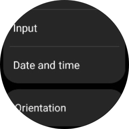 Press Date and time.