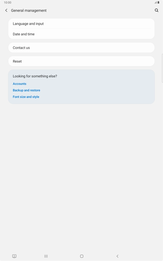 Press Date and time.