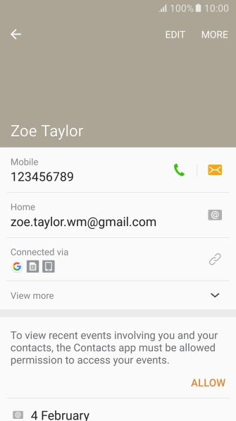 Press the required number.