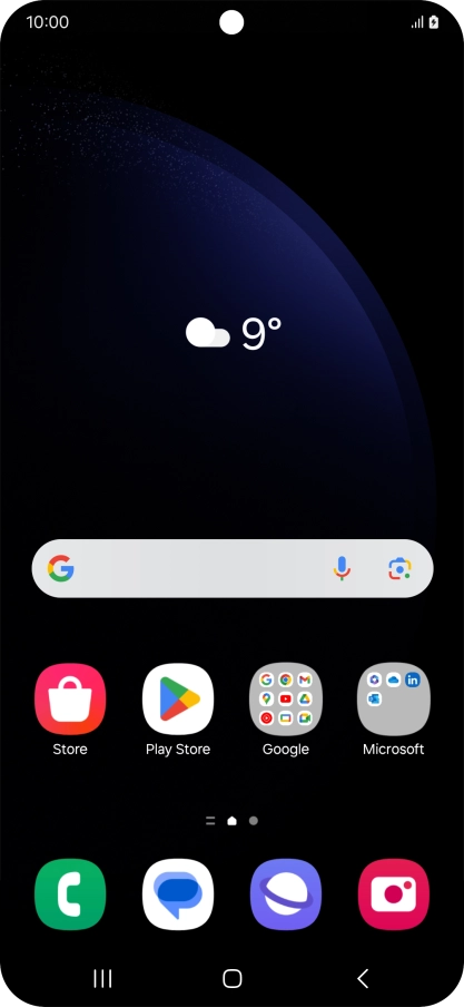 When the battery charging icon is displayed, the battery is charging.