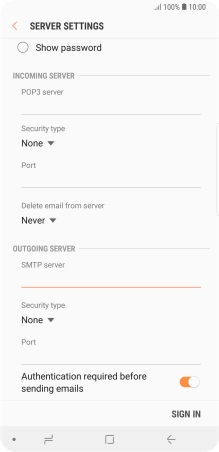 Press the drop down list below 