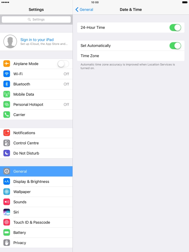 Press the Home key to return to the home screen.