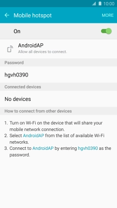 Press the Home key to return to the home screen.