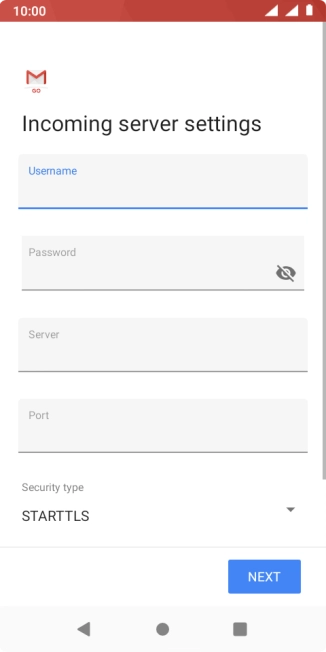 Press the field below 