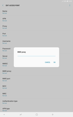 Key in 10.202.002.060 and press OK.