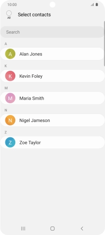 Press the field above 