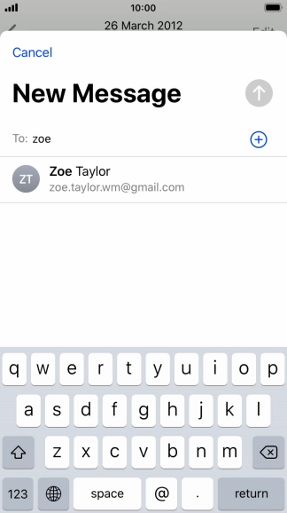 Press the required contact.