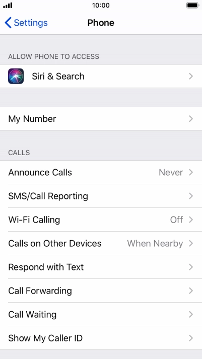 Press Announce Calls.