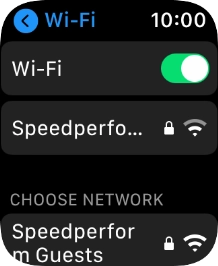 Press the Digital Crown to return to the home screen.