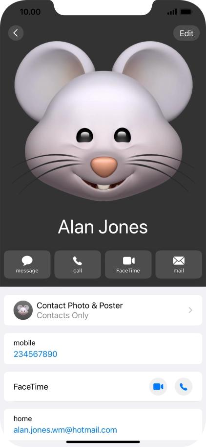 Slide your finger upwards starting from the bottom of the screen to return to the home screen.
