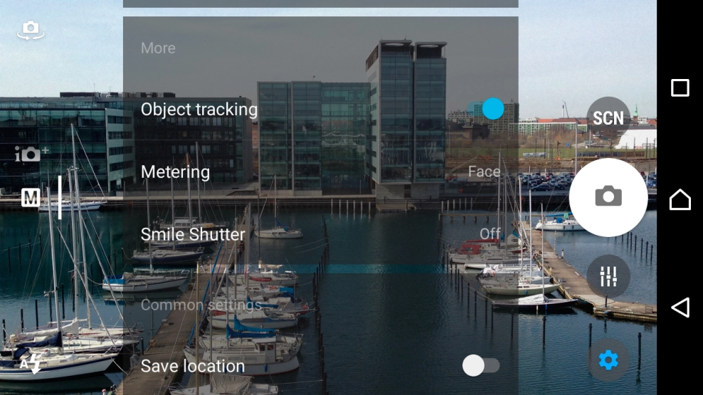 Press Save location to turn the function on or off.