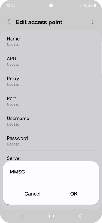 Key in http://pxt.vodafone.net.au/pxtsend and press OK.