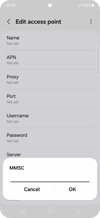 Key in http://pxt.vodafone.net.au/pxtsend and press OK.