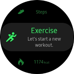 Press the activity icon.