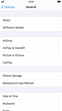 Press iPhone Storage.