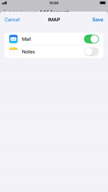 Press Save. Your email account has now been set up. To select more settings for incoming and outgoing server, proceed with the following steps.