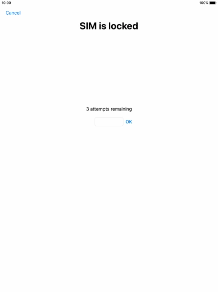 If your SIM is locked, key in your PIN and press OK.