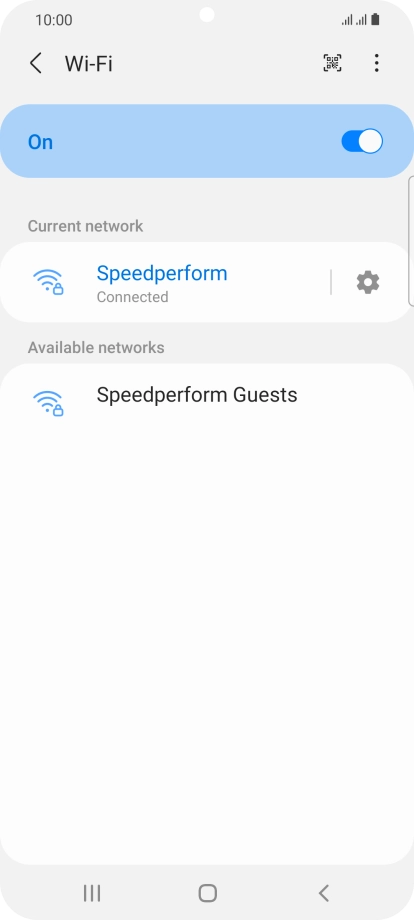 Press the Home key to return to the home screen.