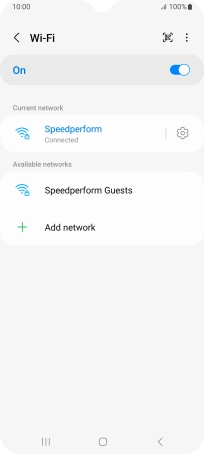 Press the Home key to return to the home screen.
