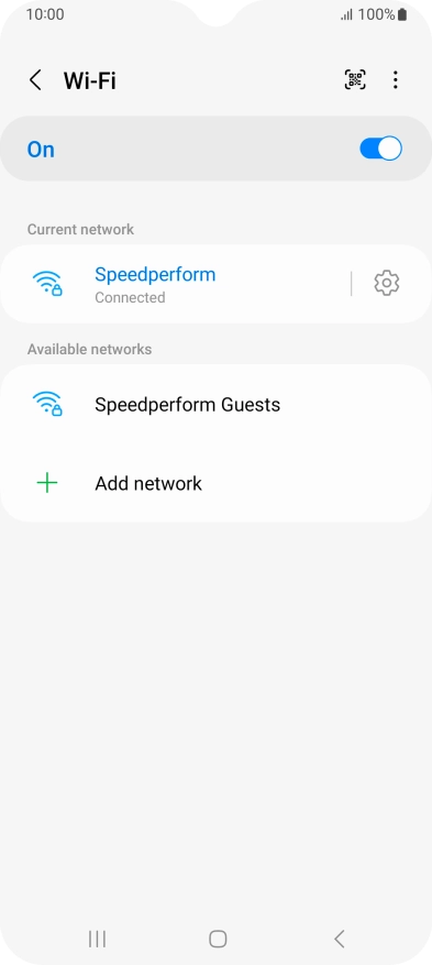 Press the Home key to return to the home screen.