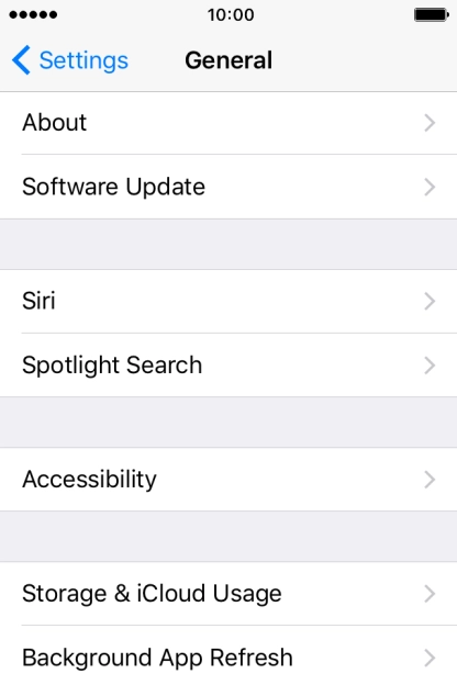 Press Software Update. If a new software version is available, it's displayed. Follow the instructions on the screen to update the phone software.