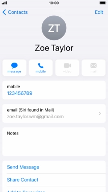 Press the Home key to return to the home screen.