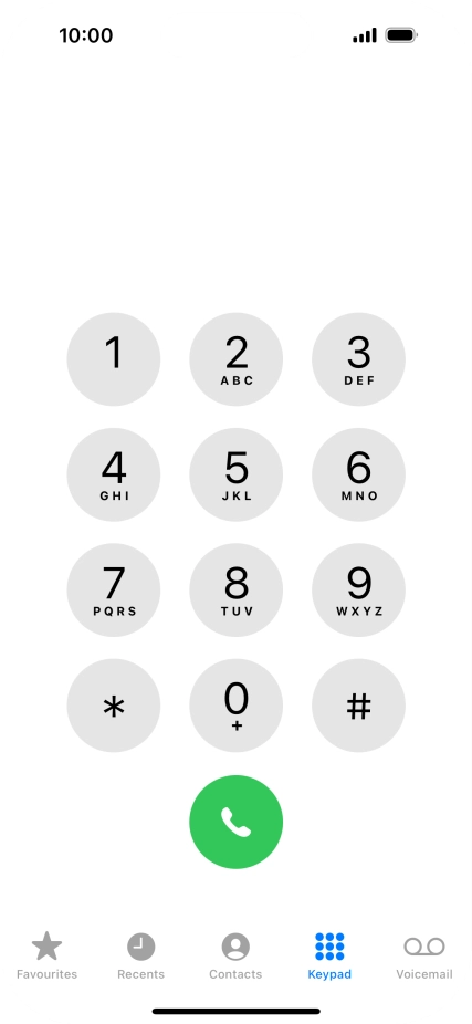 Press Keypad.