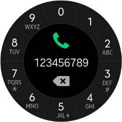 Press the call icon.