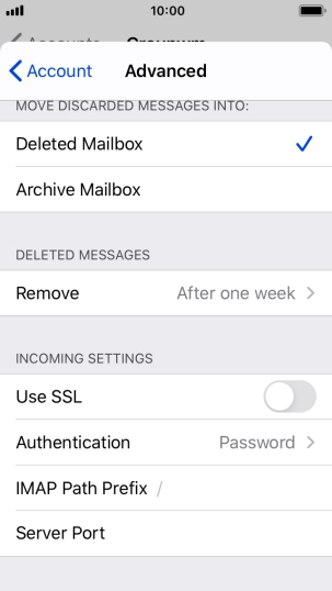 Press Authentication.