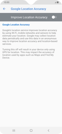 If you press the indicator next to 