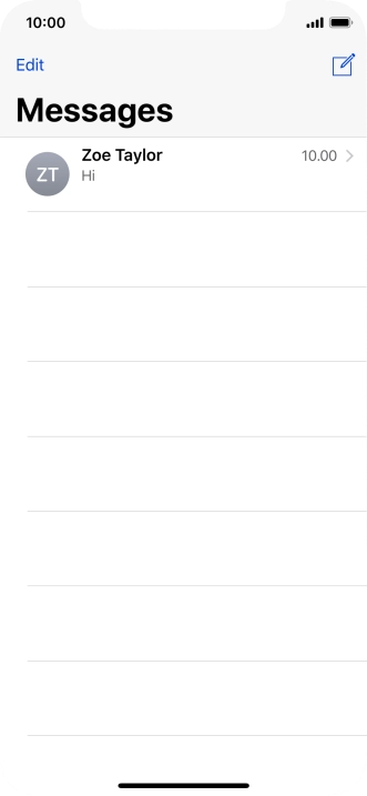 Press the new message icon.