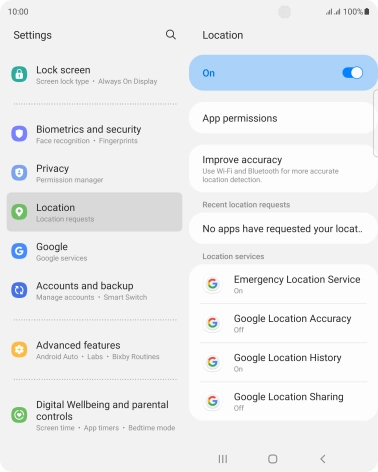 Press App permissions.