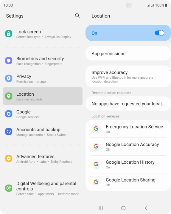 Press App permissions.