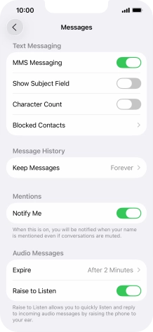 Slide your finger upwards starting from the bottom of the screen to return to the home screen.