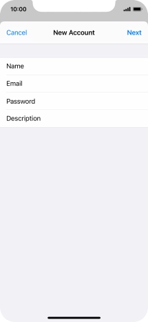 Press Description and key in the required name.