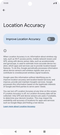 If you press the indicator next to 