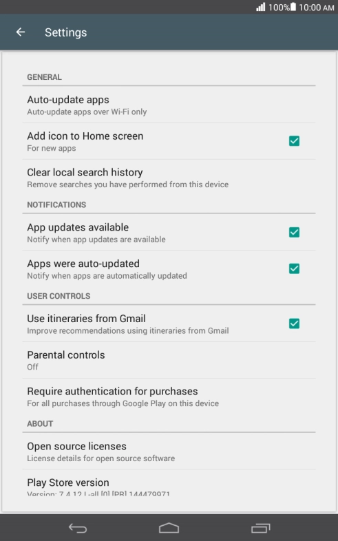 Press Auto-update apps.